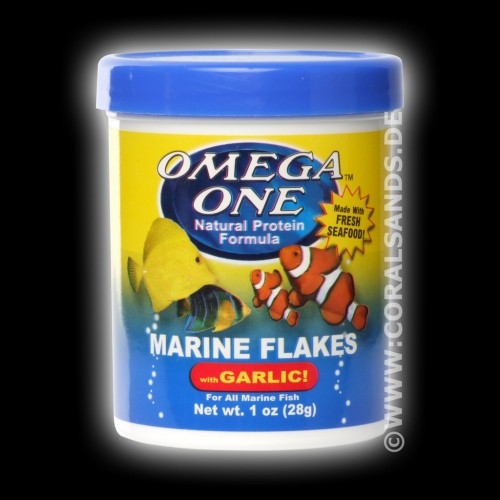 Omega Sea Marine Flakes mit Knoblauch-28 g