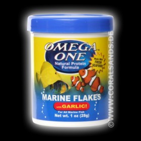 Omega Sea Marine Flakes mit Knoblauch-28 g